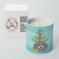 thumbnail image 2 of Carolines Treasures BB1631CDL 3.75 x 3.25 in. Unisex Christmas Tree & Silver Gray Poodle 10 oz Decorative Soy Candle, 2 of 2