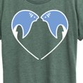 thumbnail image 3 of Instant Message - Sting Ray Heart - Women's Short Sleeve Graphic T-Shirt, 3 of 7