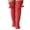 Red, variant on Women's Autumn Winter Knitted Socks, Solid Color Pompom Floor Socks, Over Knee Tight Stockings