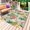 Rose Red, variant on Pineapple Outdoor Rug for Patio/Deck/Porch, Non-Slip Large Area Rug 5 x 8 Ft, Summer Nature Tropical Fruit Flowers Leaves Indoor Outdoor Rugs Washable Area Rugs, Reversible Camping Rug Carpet Runner