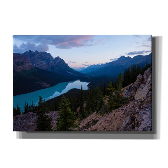 Epic Graffiti 'Peyto Lake 1' by Joe Reimer Photography, Canvas Wall Art, 26"x18"