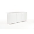 thumbnail image 3 of NovaSolo Halifax Mahogany Wood Buffet with 6 Glass Doors in White, 3 of 19