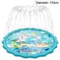 thumbnail image 1 of Almohadilla de aspersor de agua para niños, juguetes de agua al aire libre de verano, alfombrilla de juego para salpicaduras de piscina, alfombrilla de juego de agua exterior MFZFUKR 2033914-1, 1 of 9