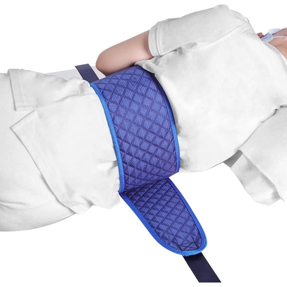 Adjustable Bed Restraint Strap for Elderly – 201Inch Anti-Fall Safety Belt for Hospital Bed & Wheelchair, Breathable Comfortable Patient Restraint with Buckle