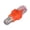 Orange color, variant on NEXAVKPR 1Piece RF to RJ45 Adapter RJ45 to RF Connectors Coaxial to Ethernet Adapter