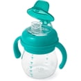thumbnail image 3 of Oxo Tot Transitions Soft Spout Sippy Cup with Removable Handles - 6 ounces - Blossom, 3 of 4