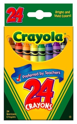 Crayola Crayons Box, 24 Count (Pack Of 6) - Walmart.com - Walmart.com