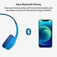 thumbnail image 5 of Belkin SOUNDFORM Mini Wireless Bluetooth On-Ear Headphones for Kids, Blue, 5 of 10