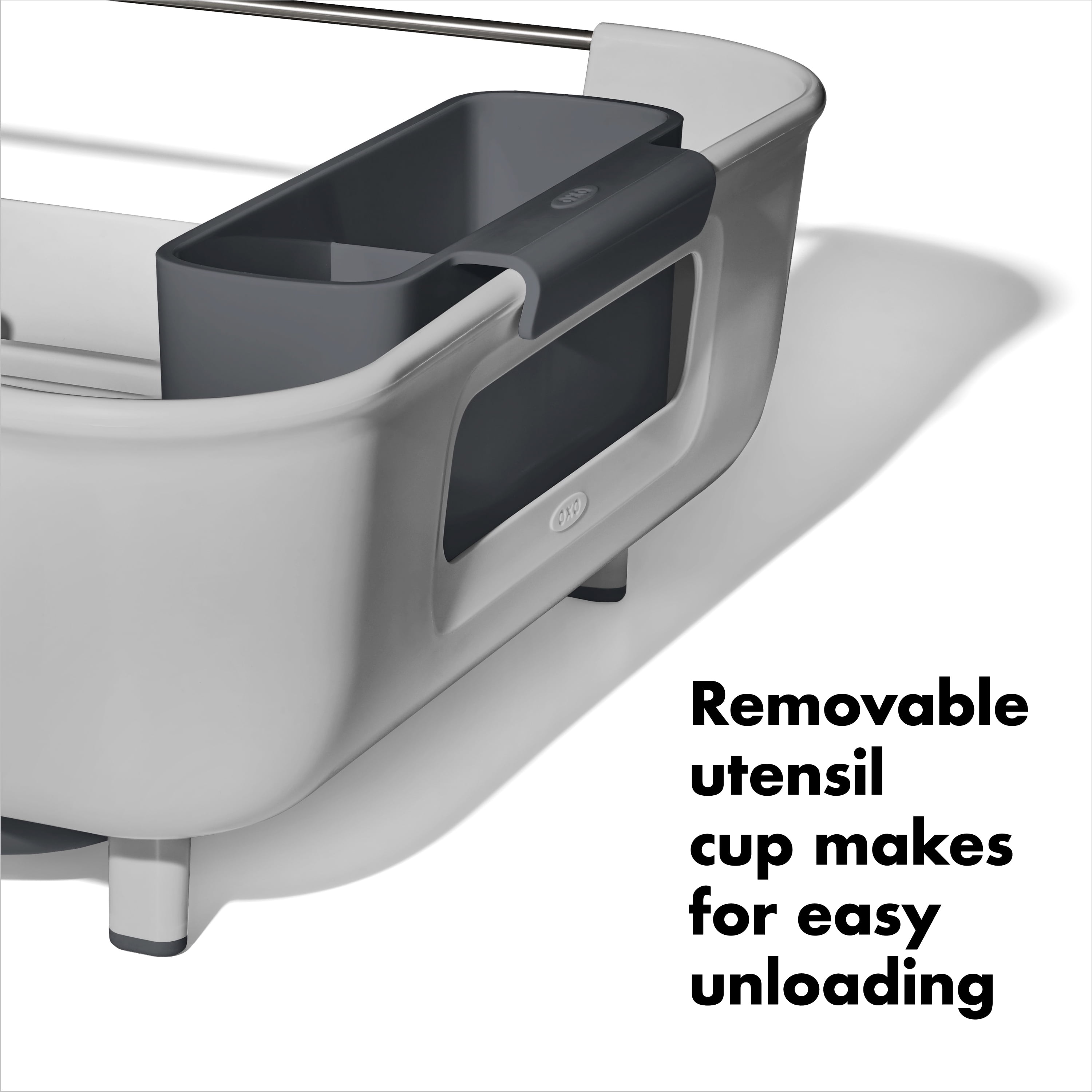OXO Large Capacity Dish Rack, Gray