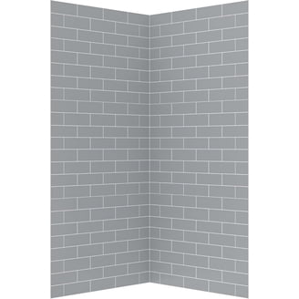 Palisade 36in x 36in x 78in Waterproof Vinyl Corner Shower