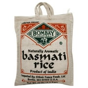 BOMBAY, RICE BASMATI WHITE, 10 LB, (Pack of 1)