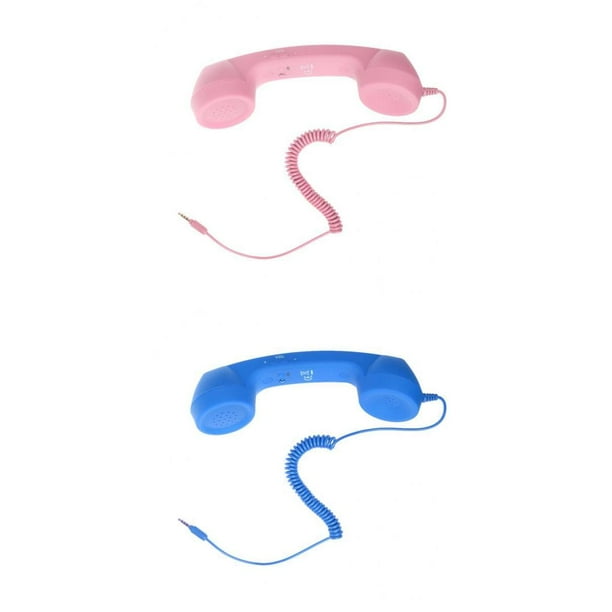Paquete de 2 auriculares de teléfono con micrófono de 3,5mm para exteriores de suave y