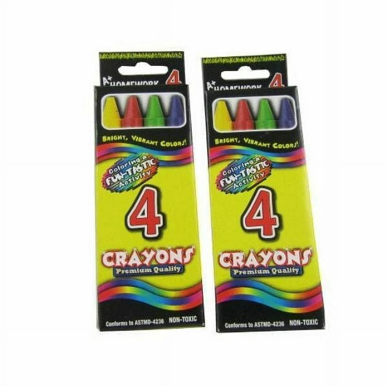 Bulk Crayons - 4 Pack - Assorted Colors Case Pack 144 