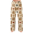 thumbnail image 2 of Trgacdwlo Halloween Fleece Pajama Pants Women Funny Pumpkin Graphic Womens Flannel Pajama Pants Spooky Season Fall Winter Warm Sleep Pants Women, 2 of 9