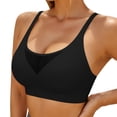 thumbnail image 3 of WAGUTH Sports Bras for Women Seamless Mesh Wireless Bras Adjustable Straps Back Closure Comfort Yoga Gym Workout Bralettes, 3 of 8