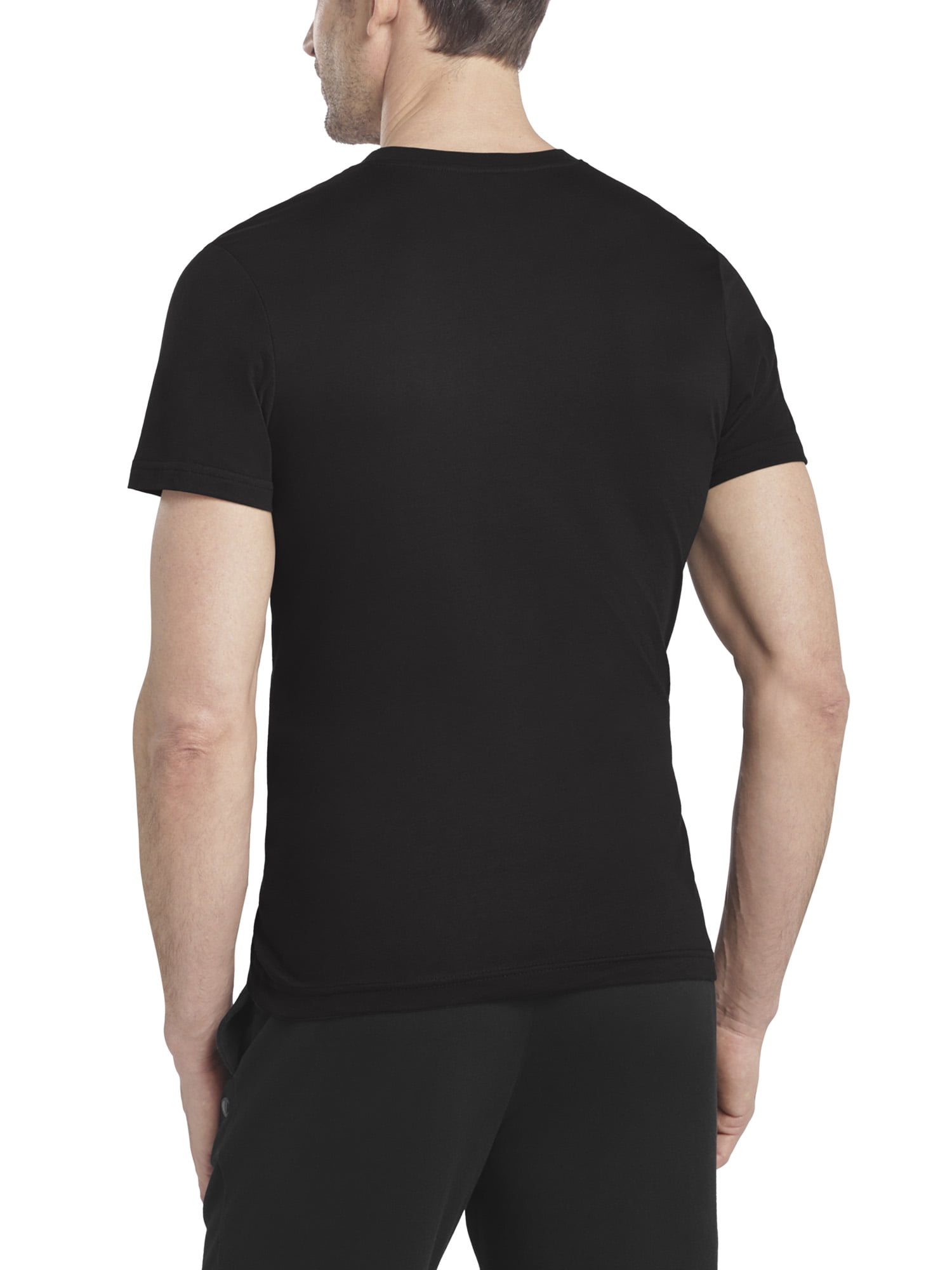 Reebok Men’s Performance Cotton Crew Neck Undershirts, 6 Pack, Sizes S–3XL
