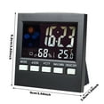 thumbnail image 3 of Binwennn Digital Timer Clock Small Stopwatch Watch for Kids Desktop Clock Alarm Colorful LCD Screen Sound Control Backlight Digital Clock Date Calendar Desk Watch, 3 of 7