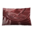 thumbnail image 1 of Ahgly Company Patterned Indoor Rectangular Bean Red Lumbar Throw Pillow, 13 inch by 19 inch, 1 of 5