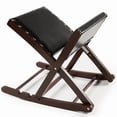 thumbnail image 3 of Adjustable Upholstered Foot Rest Ottoman – Folds for Storage - Floral, 3 of 11