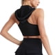 thumbnail image 4 of Sujetador deportivo largo para mujer: alto impacto, sin aros, espalda cruzada, soporte integrado para yoga/estilo crop top., 4 of 7