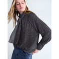 thumbnail image 4 of Scoop Women's and Women's Plus Tie Back Blouse, Sizes XS-4X, 4 of 6