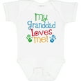 thumbnail image 3 of Inktastic My Granddad Loves Me Boys or Girls Baby Bodysuit, 3 of 5