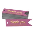 thumbnail image 1 of Inkdotpot Gold Foil Paper Hang Tags Thank You For Celebrating With Me Birthday Favor Tags 100 Pieces, 1 of 6