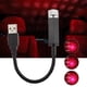 thumbnail image 5 of Proyector de luz de estrellas USB, luces de ambiente para coche, luz LED de techo, proyector romántico de estrellas, lámpara de luz nocturna USB para decoración de lámparas., 5 of 5