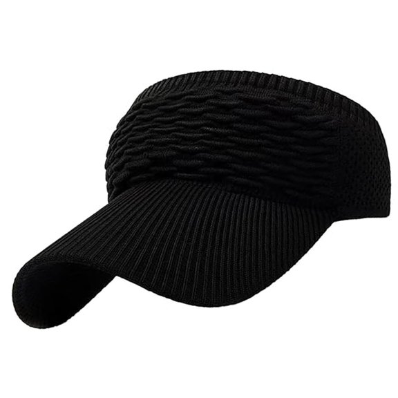 Women's High Ponytail Sun Visor Hat, Breathable Sports Baseball Cap Open Lightweight Quick Dry Hats for Golf Running Tennis