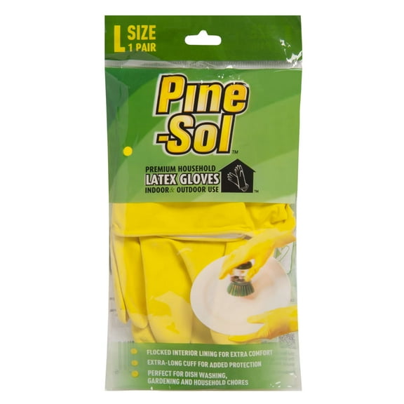 Pine-Sol  LATEX GLOVES L
