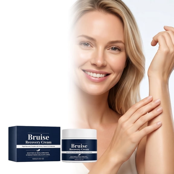 Bruise Cream with Arnica Calendula and Vitamin K, Moisturizing Soothing Topical Body Cream, Strengthening Repair Ointment for Fragile Skin, Fast Absorbing Non Greasy Formula