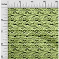 thumbnail image 2 of oneOone Polyester Spandex Lime Green Fabric Conversational Moustache Diy Clothing Quilting Fabric Print Fabric By Yard 56 Inch Wide, 2 of 4