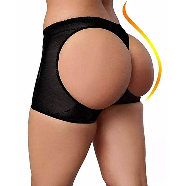 Women Butt Lifter Body Shaper Tummy Control Panties Enhancer Underwear  Shapewear(Black XL)