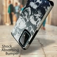 thumbnail image 2 of DALUX Hybrid Slim Phone Case Compatible with Samsung Galaxy A52 5G / A52s 5G (2021) 6.5 inch - Gray Skull Pile, 2 of 2