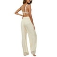 thumbnail image 7 of Biekopu Women's Mesh Beach Pants, Summer Sunscreen Transparent Lace Wide Leg Pants, Casual Daily Wear, S/M/L, 7 of 7