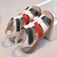 thumbnail image 6 of Rotm Girls Dress Shoes Girls Sandals Kids Open Toe Ankle Strap Wedding Party Toddler Kids Princess Shoes Red,8, 6 of 6