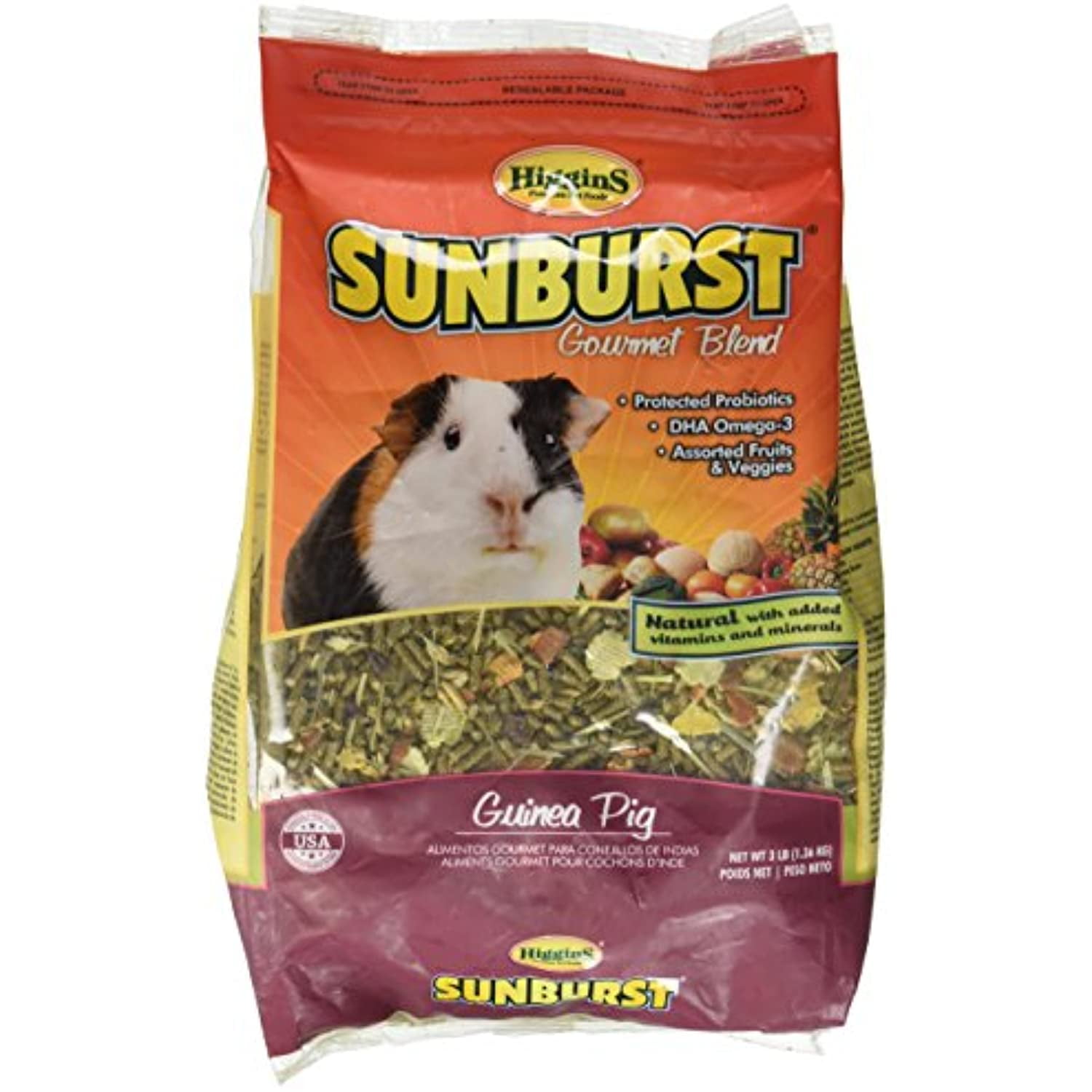 Higgins Sunburst Guinea Pig Small Animal Food, 5 Lb - Walmart.com