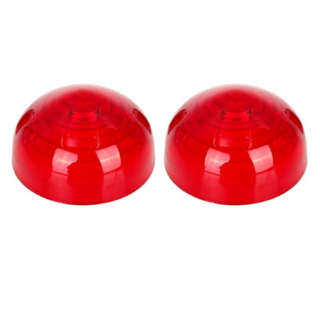 2 Pcs Vehicle Tail Light Lens for 90-94 Land Rover Defender 90 110 Red