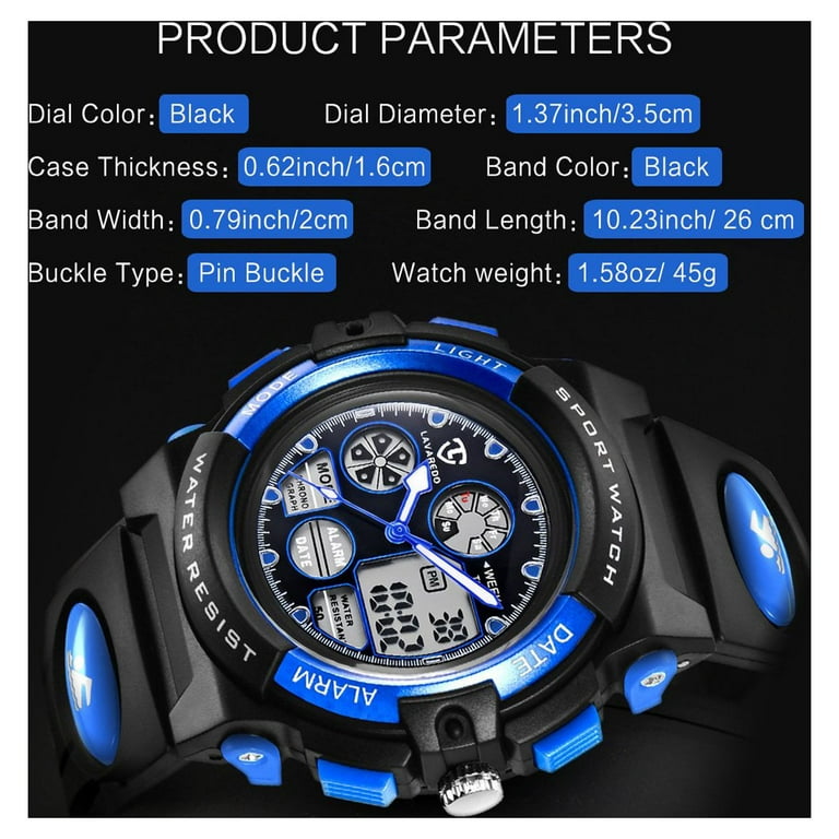 Children's digital shop watch with alarm