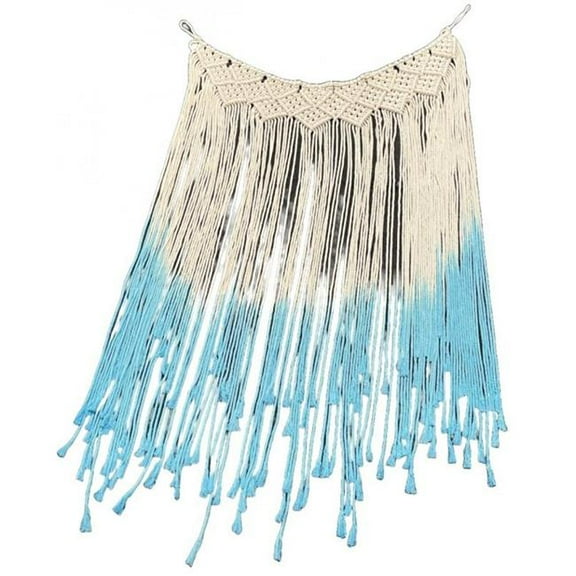 MDR Trading Inc. SC-106.52.434 White And Blue Macrame Wall Decor