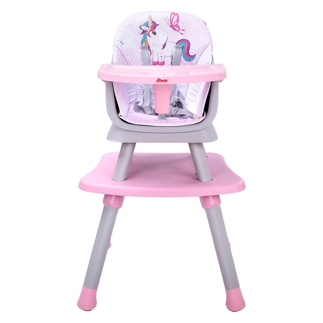 Silla Alta 4 en 1 Grow with me Rosa D'Bebé 83