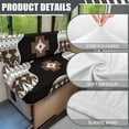 thumbnail image 6 of XYZCANDO Western Nations RV Dinette Cushion Covers Universal Camper Decor Washable Furniture Covers for Men Bench Seat Cover 1 Backrest Cover and 1 Bench Cover White, 6 of 7