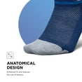 thumbnail image 5 of Feetures Elite Max Cushion No Show Tab Ankle Socks - Sport Sock with Targeted Compression - Navy Mist, S (1 Pair), 5 of 7