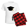 thumbnail image 5 of CafePress - Black Graduation Cap Women's Light Pajamas - Women's Short Sleeve Print T-Shirt and Pants Light Cotton Pajama Set, 5 of 7