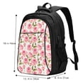 thumbnail image 5 of Salouo Rose Flowers Pattern Extra Large Travel Laptop,Backpack with USB Charging Port College Backpack Business Work Bag Casual Daypack Fits for Men & Women, 5 of 7