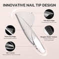 thumbnail image 3 of MelodySusie Short Oval Round Nail Tips, 300Pcs Clear Acrylic, Half Matte Full Cover Press on Nails for DIY Extension & Salon Use, 15 Sizes Pre-Shaped for Long-Lasting Manicure, 3 of 7