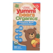 Yummi Bears Organics Multi-Vitamin and Mineral Gummy Bears, 90 Ct