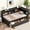 Espresso, variant on Mirightone Twin Daybed with Storage Bookcase and Drawers, Wood Corner Bed with Charging Station, Twin Size Bed Frame Espresso.