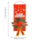 thumbnail image 2 of XWSHYW Decoraciones Navideñas Adornos Navideños Colgante Centro Comercial Techo Escaparate Puerta Ventana Vidrio Pegatina Escena Diseño Tirar Bandera Tirar Flor, 2 of 2