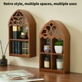 thumbnail image 5 of YIEMEEN Artistic Wood Wall Shelf French Quatrefoils Precise Carveds Decorative Display, 5 of 21